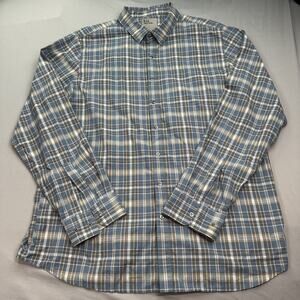 5.11 Tactical Shirt Mens Large Blue Gray Plaid Performance Outdoor Casual
